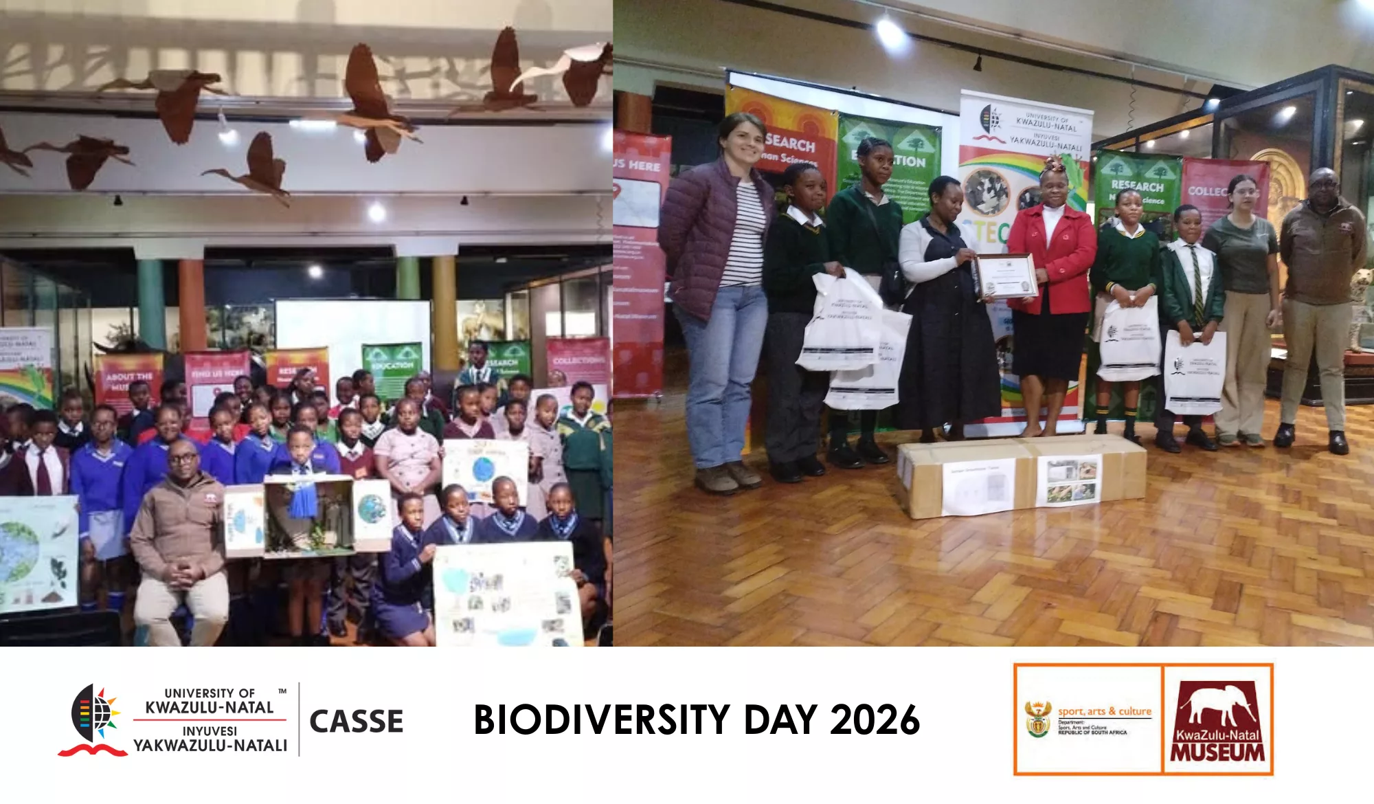 UKZN Science Centre and KZN Museum Begin Outreach Collaboration Through World Biodiversity Day